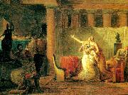 Jacques-Louis  David liktorerna hemfor till brutus hans soners lik oil painting artist